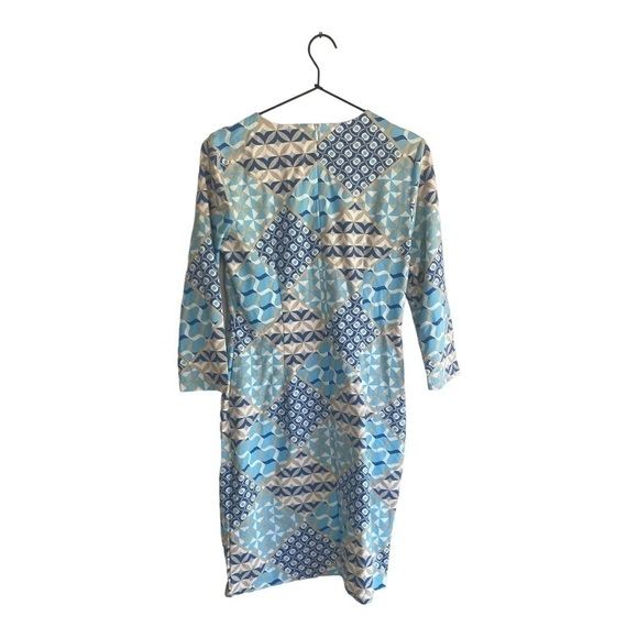 New! J. McLaughlin Sophia Dress Geometric Print - Picture 4 of 9
